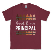 Burgundy womens proud black principal, black history month school principal v n Classic Tee - linhVisuals