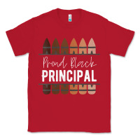 Red womens proud black principal, black history month school principal v n Classic Tee - linhVisuals
