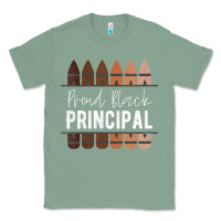 Sage womens proud black principal, black history month school principal v n Classic Tee - linhVisuals