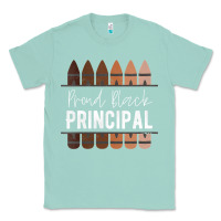 Seafoam womens proud black principal, black history month school principal v n Classic Tee - linhVisuals