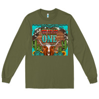 Wild One Longhorn Gemstones Cactus And Sunflowers Long Sleeve Tee | Teevron