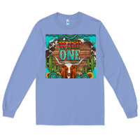 Colony Blue wild one longhorn gemstones cactus and sunflowers Long Sleeve Tee - Artiststas