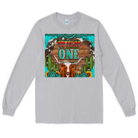 Moon Dust wild one longhorn gemstones cactus and sunflowers Long Sleeve Tee - Artiststas