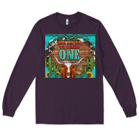 Plum wild one longhorn gemstones cactus and sunflowers Long Sleeve Tee - Artiststas