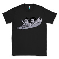 Black newastro boy and uran Classic Tee - linhVisuals