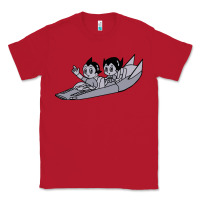 Red newastro boy and uran Classic Tee - linhVisuals