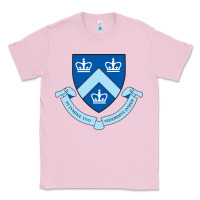 Bubblegum Pink columbia university shield Classic Tee - linhVisuals