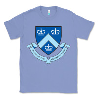 Colony Blue columbia university shield Classic Tee - linhVisuals