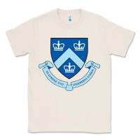 Natural columbia university shield Classic Tee - linhVisuals