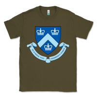 Army Green columbia university shield Classic Tee - linhVisuals