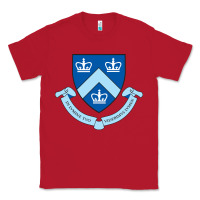 Red columbia university shield Classic Tee - linhVisuals