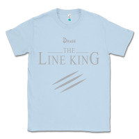 Dusty Blue funny drugs the line king design Classic Tee - linhVisuals