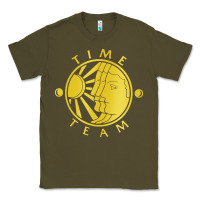Army Green time team Classic Tee - linhVisuals
