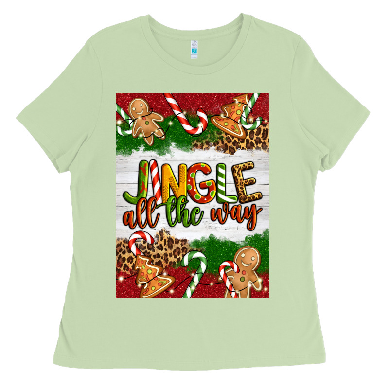 Christmas Jingle All The Way Ladies Tee by Artiststas | Teevron