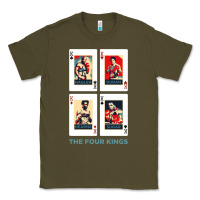 Army Green the four kings of boxing Classic Tee - linhVisuals