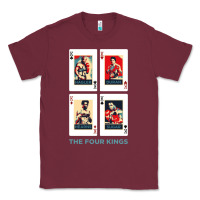 Burgundy the four kings of boxing Classic Tee - linhVisuals