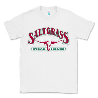 White Saltgrass Steakhouse Classic Tee - linhVisuals