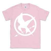 Bubblegum Pink The Hunger Games Trilogy Classic Tee - linhVisuals