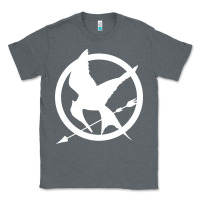 Charcoal Heather The Hunger Games Trilogy Classic Tee - linhVisuals