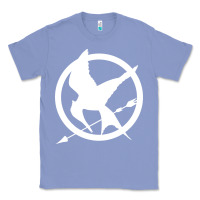 Colony Blue The Hunger Games Trilogy Classic Tee - linhVisuals