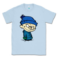 Dusty Blue calvin Classic Tee - linhVisuals