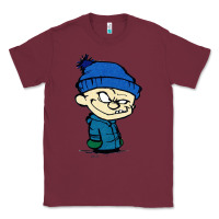 Burgundy calvin Classic Tee - linhVisuals