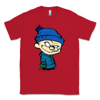 Red calvin Classic Tee - linhVisuals