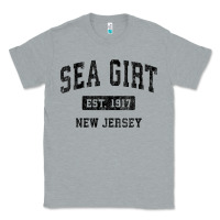 Heather Grey womens sea girt new jersey nj vintage sports design black design v nec Classic Tee - linhVisuals