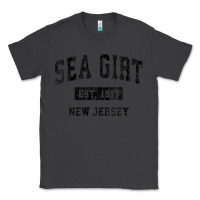 Smoke womens sea girt new jersey nj vintage sports design black design v nec Classic Tee - linhVisuals