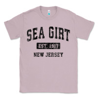 Lilac womens sea girt new jersey nj vintage sports design black design v nec Classic Tee - linhVisuals