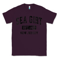 Plum womens sea girt new jersey nj vintage sports design black design v nec Classic Tee - linhVisuals