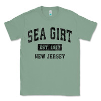 Sage womens sea girt new jersey nj vintage sports design black design v nec Classic Tee - linhVisuals