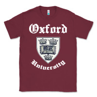 Burgundy vintage oxford university 80s 90s Classic Tee - linhVisuals