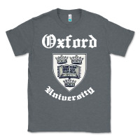 Charcoal Heather vintage oxford university 80s 90s Classic Tee - linhVisuals
