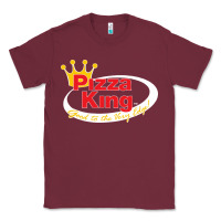 Burgundy pizza king cowboy Classic Tee - linhVisuals