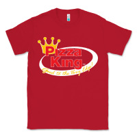 Red pizza king cowboy Classic Tee - linhVisuals