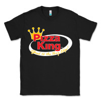 Black pizza king cowboy Classic Tee - linhVisuals