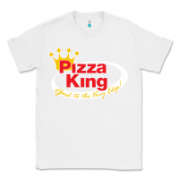 White pizza king cowboy Classic Tee - linhVisuals