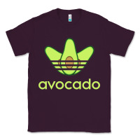 Plum newavocado originals three stripes Classic Tee - linhVisuals