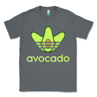 Charcoal Heather newavocado originals three stripes Classic Tee - linhVisuals