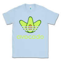 Dusty Blue newavocado originals three stripes Classic Tee - linhVisuals