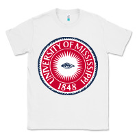 White university of mississippi seal Classic Tee - linhVisuals
