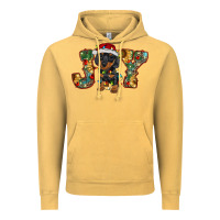 Vintage Mustard dachshund puppy christmas joy Vintage Hoodie - BarkalooDesign