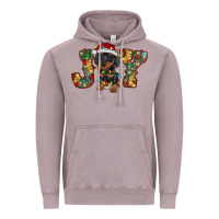 Vintage Zinc dachshund puppy christmas joy Vintage Hoodie - BarkalooDesign