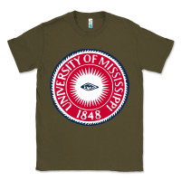Army Green university of mississippi seal Classic Tee - linhVisuals
