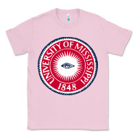 Bubblegum Pink university of mississippi seal Classic Tee - linhVisuals