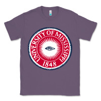 Lavender university of mississippi seal Classic Tee - linhVisuals