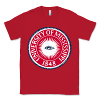 Red university of mississippi seal Classic Tee - linhVisuals