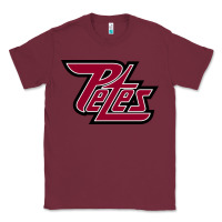 Burgundy peterborough team Classic Tee - linhVisuals