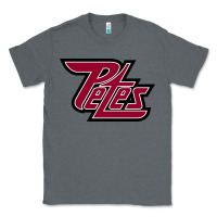 Charcoal Heather peterborough team Classic Tee - linhVisuals
